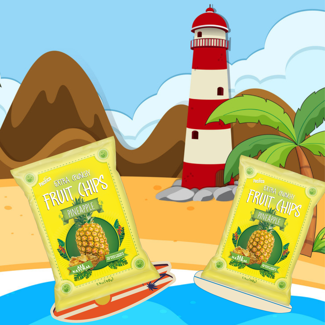 rev dried best summer snacks Pacifico Pineapple Fruit Chips